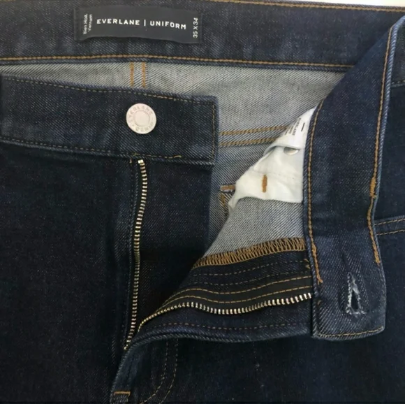 EVERLANE The Slim 4-Way Stretch Organic Jeans Uniform NWOT!